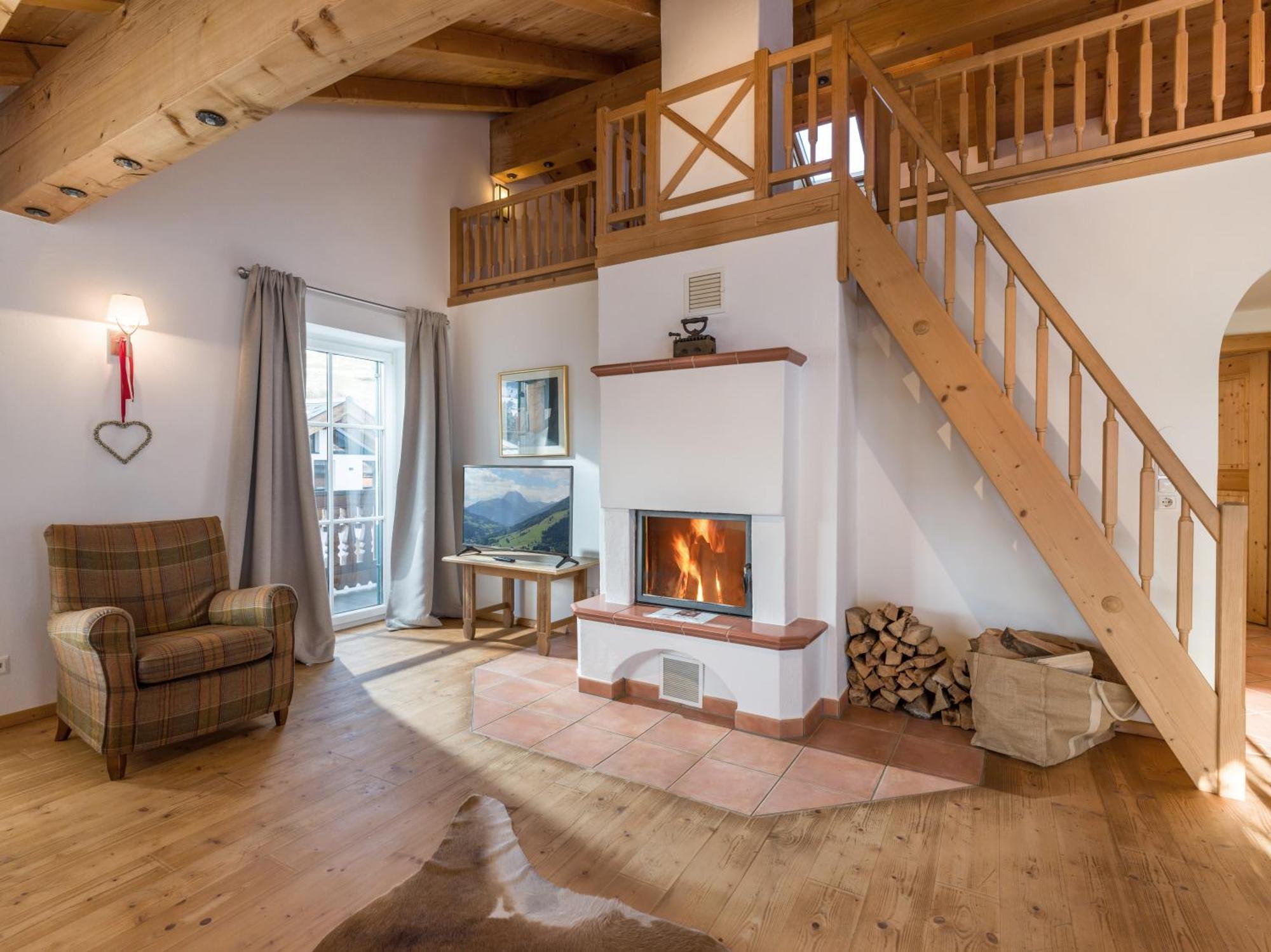 Alpen Glueck Schloessl Unterm Rain Apartment Kirchberg in Tirol Bagian luar foto